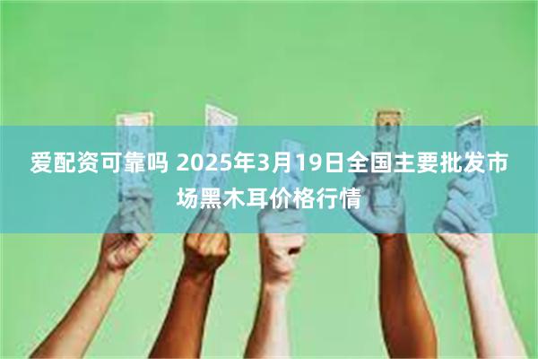 爱配资可靠吗 2025年3月19日全国主要批发市场黑木耳价格行情
