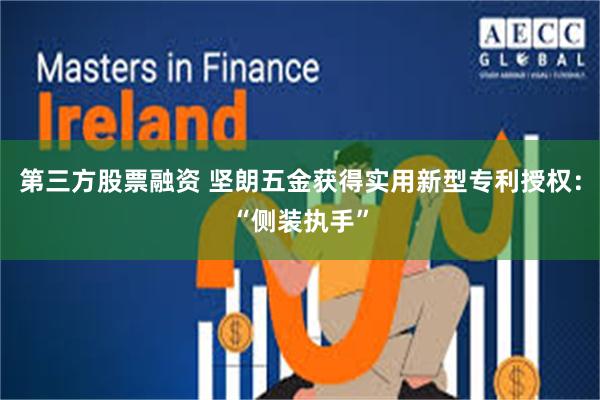 第三方股票融资 坚朗五金获得实用新型专利授权：“侧装执手”