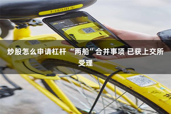 炒股怎么申请杠杆 “两船”合并事项 已获上交所受理