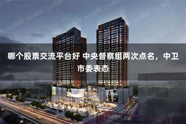 哪个股票交流平台好 中央督察组两次点名，中卫市委表态