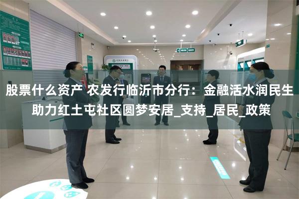 股票什么资产 农发行临沂市分行：金融活水润民生 助力红土屯社区圆梦安居_支持_居民_政策